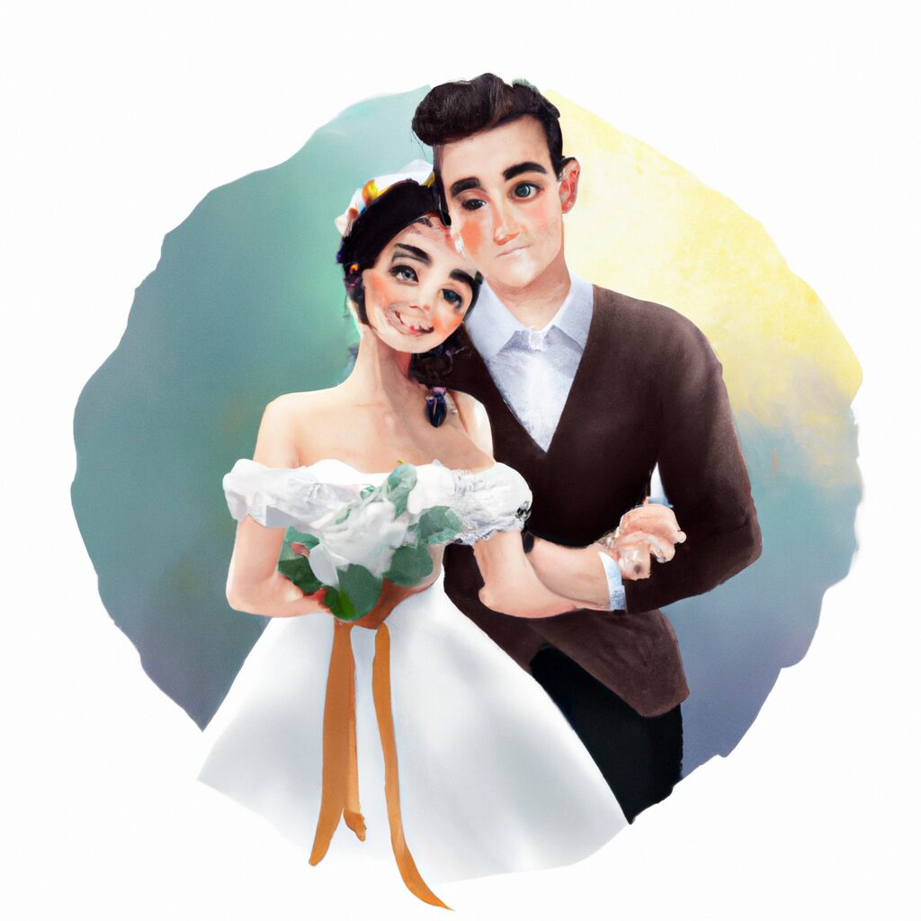 Arte Digital de uma pessoa lendo Livros sobre pdf sobre casamento