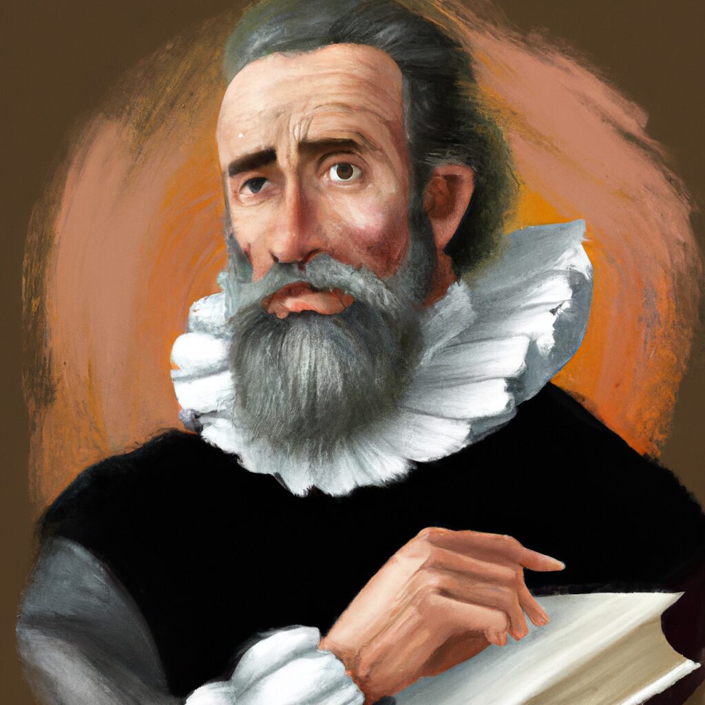 Desenho de uma pessoa lendo um livro  sobreMiguel de Cervantes