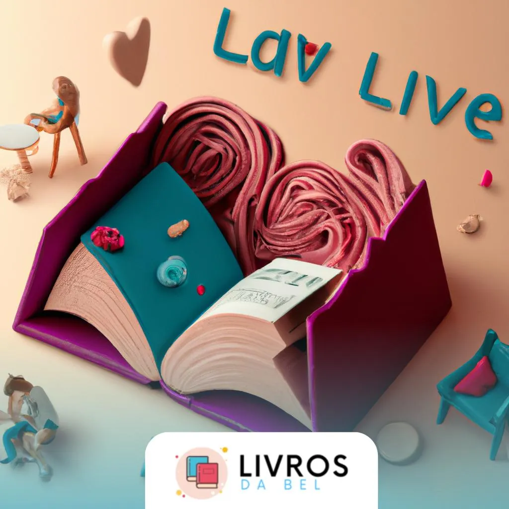 capa do post "Descubra os 5 Melhores Livros de Amor e Lazer para se Deliciar" com uma ilustração