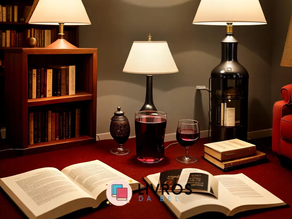  Livros sobre vinhos.
