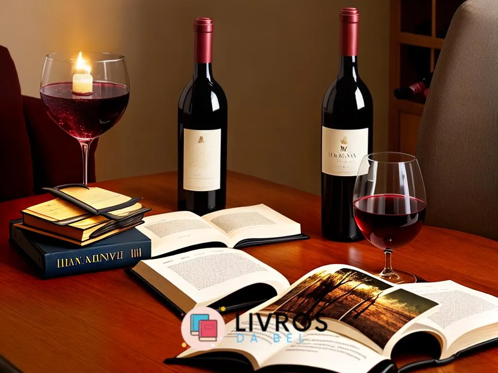  Livros sobre vinhos.